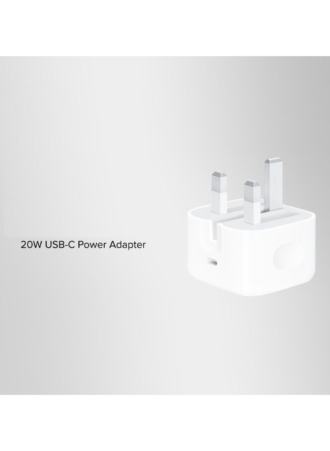 MARGOUN - 20W USB-C Power Adapter Wall Charger with Folding Pins White - Image 1
