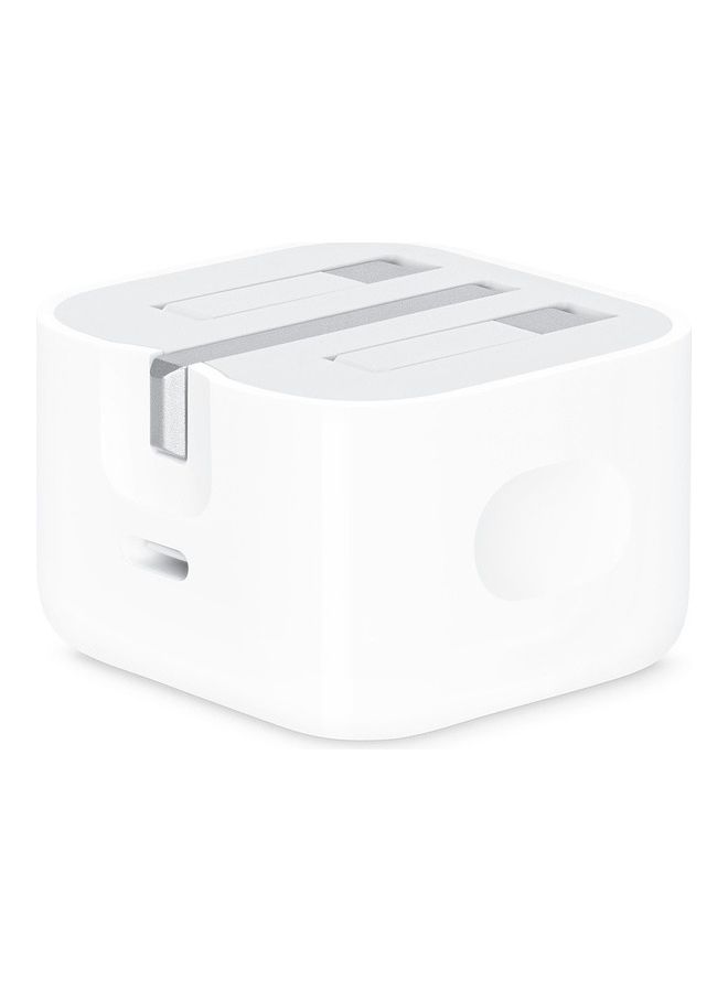 MARGOUN - 20W USB-C Power Adapter Wall Charger with Folding Pins White - Image 1