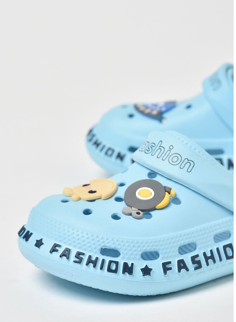 Aila - Kids classic clog slip-on Sky Blue - Image 1