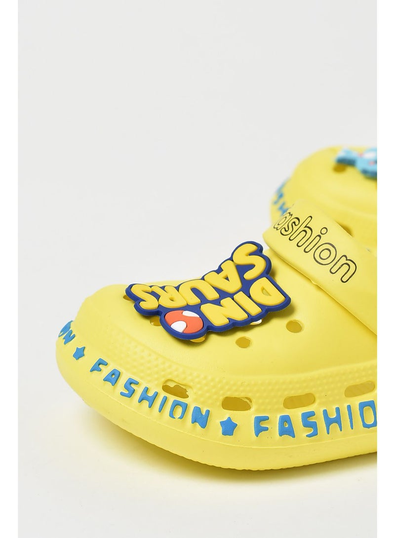 Aila - Kids fancy clog all-day wear Yellow - Image 1