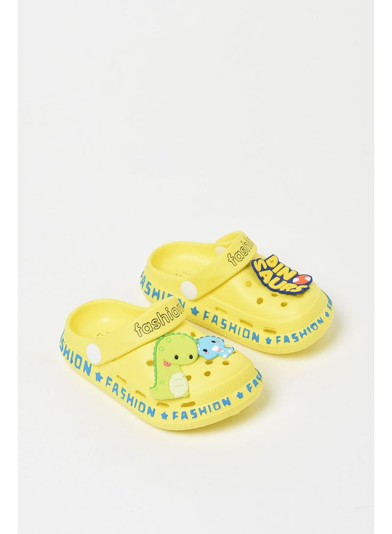 Aila - Kids fancy clog all-day wear Yellow - Image 1