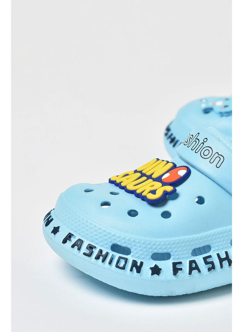 Aila - Kids fancy clog all-day wear Sky Blue - Image 1