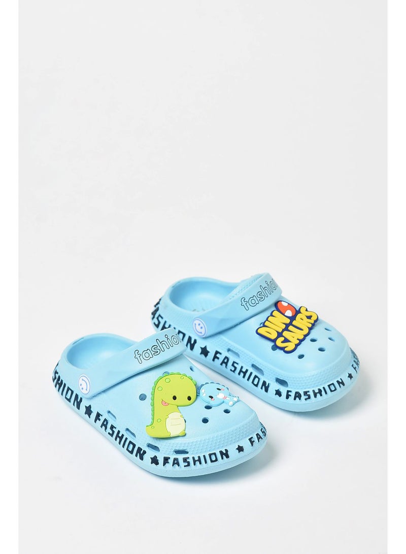 Aila - Kids fancy clog all-day wear Sky Blue - Image 1