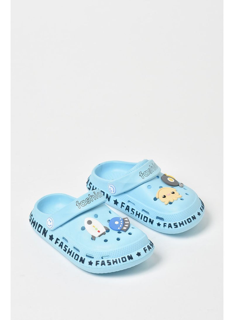 Aila - Kids classic clog slip-on Sky Blue - Image 1