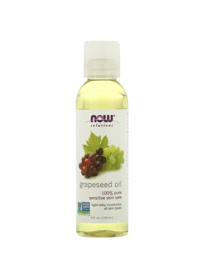 Now Foods Grapeseed Oil 118ml  - Image 1
