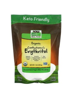 Now Foods Organic Confectioners Erythritol 454grams  - Image 1