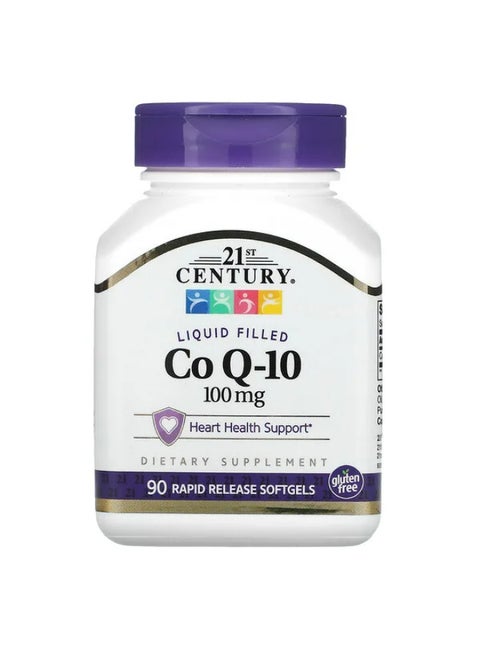 مكمل غذائي Co Q-10 مملوء بسائل - عدد 90 كبسولة هلامية