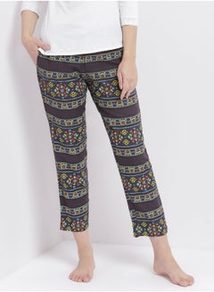 Comfortable Casual Loungewear Pyjama Pants With A Matching Scrunchie Black