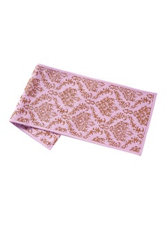 Cotton Table Runner For Dining Table - Printed Table Runner - Table Linen - 30 X 180 Cm - Pink/Gold Pink/Gold 30 x 180cm