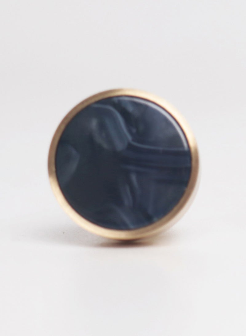 Amal Knob For Cabinets Drawer & Furniture Premium Quality Easy To Install Brass Finish Rock Dressing 20 x 25mm  - Image 3