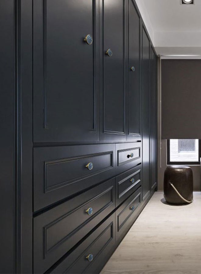 Amal Knob For Cabinets Drawer & Furniture Premium Quality Easy To Install Brass Finish Rock Dressing 20 x 25mm  - Image 5
