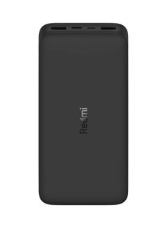 Xiaomi 20000 mAh Redmi Power Bank Fast Charge 18W Dual Port with Micro-USB and USB-C Input Black  - Image 2