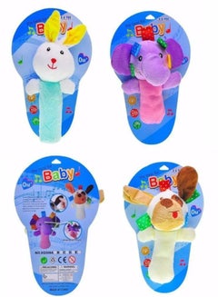 Generic Animal Shaped Rattles Set - Assorted 