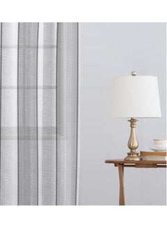 1 Panel Of Vertical Stripes Paris Curtain Grey-White 3x2.8meter - v1649668692/N53090890A_3