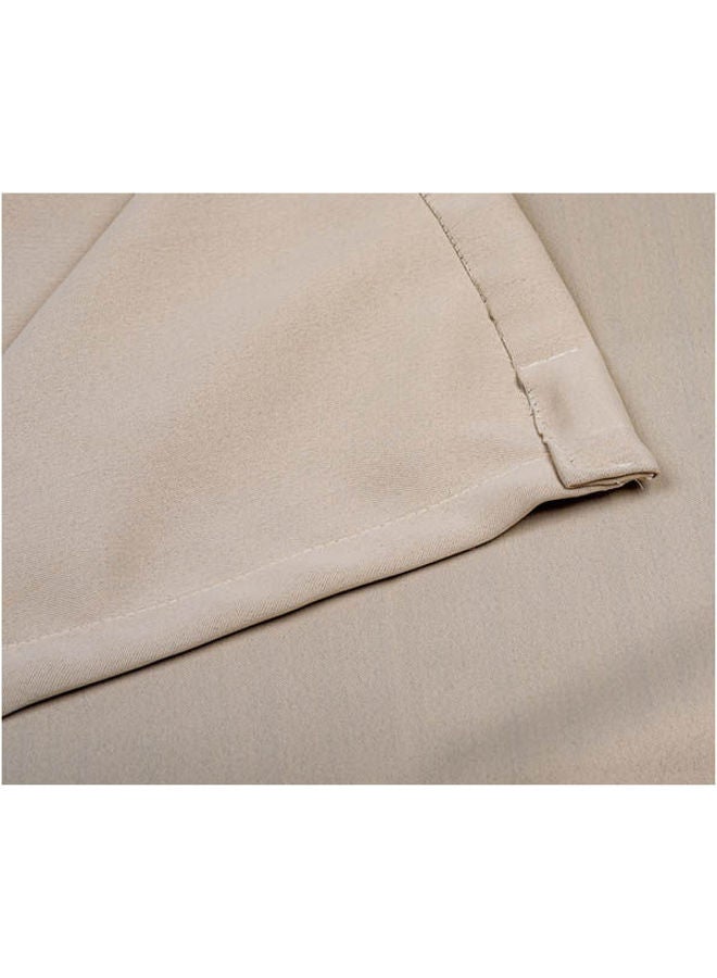 CURTAINS & RODS 1 Panel Of Blackout Room Darkening Flafy Blackout Curtain Café 3x2.8meter - Image 3