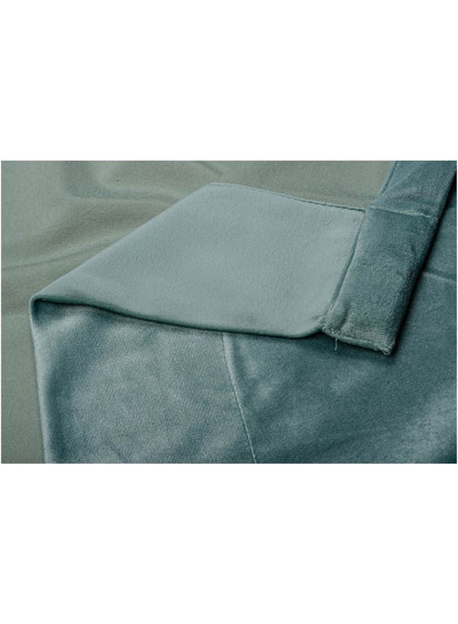 CURTAINS & RODS 1 Panel Of Velvet Side Vlevo Curtain Mint Green 1.4x2.8meter - Image 3