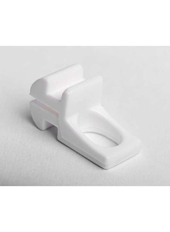 CURTAINS & RODS Plastic fine gliders White - Image 3