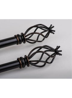 CURTAINS & RODS Metal Rustic cage Black 91-183cm  - Image 2