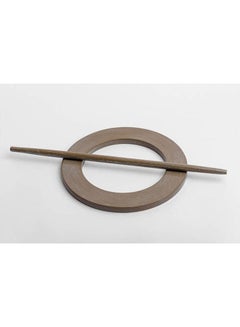 CURTAINS & RODS Metal Circular Curtain Holder Grey  - Image 2
