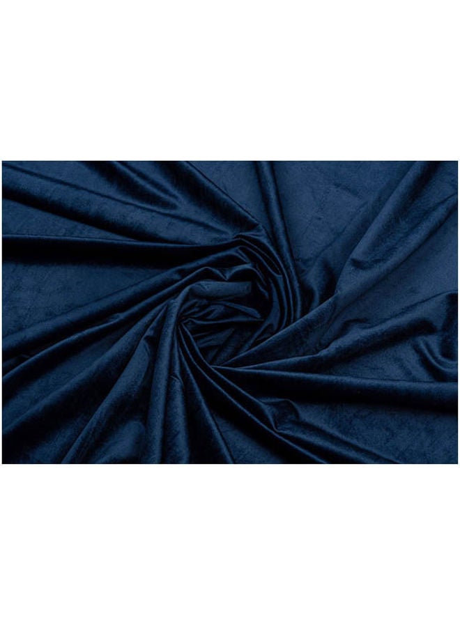 CURTAINS & RODS 1 Panel Of Velvet Side Vlevo Curtain Navy 1.4x2.8meter - Image 2