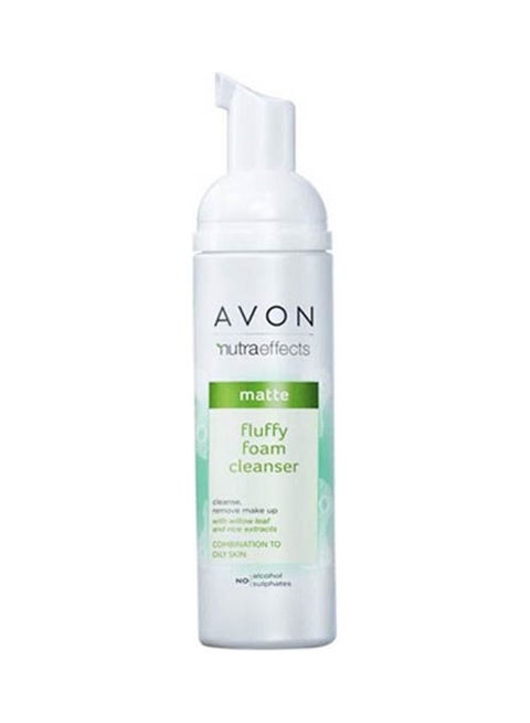 Nutra Effects Matte Fluffy Foam Cleanser With Willow Leaf And Rice Extracts Combination To Oily Skin White 150ml