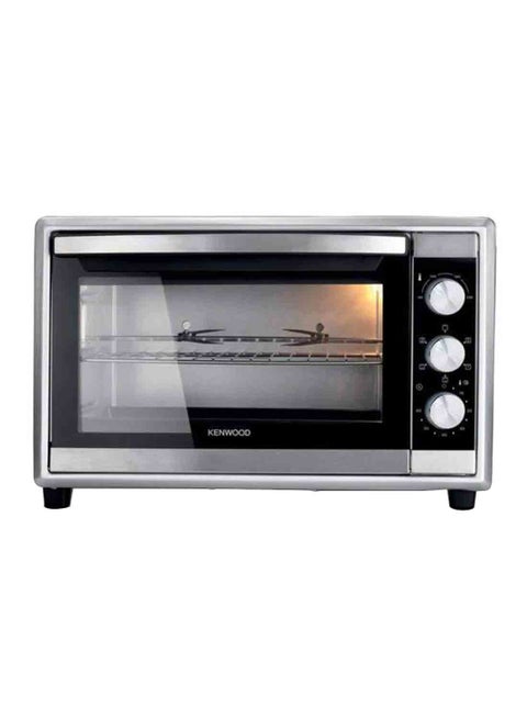 Oven Toaster Grill Large Capacity Double Glass Door Multifunctional With Rotisserie And Convection Function For Grilling, Toasting, Broiling, Baking, Defrosting 45 L 1800 W MOM45.000SS 00C098670KEAS Silver