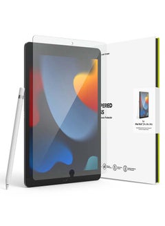 Ringke Tempered Glass Screen Protector For Apple iPad 10.2-Inch (2021/2020/2019) 9/8/7 Generation Full Coverage, Anti-Scratch Technology Clear  - Image 1