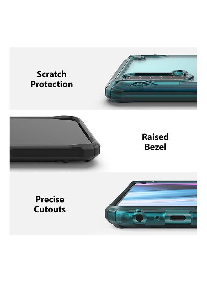 Ringke - Fusion-X Design Compatible with OnePlus Nord CE 5G Case, Shockproof Hard Back Rugged Bumper Cover Ergonomic Shock Absorption TPU Frame Bumper Phone Cover Case for OnePlus Nord 2 5G- Camoblack - Image 1