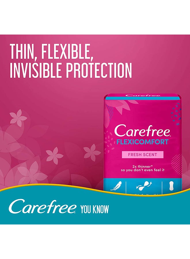 Carefree - Flexicomfort Normal, Fresh Scent Panty Liners 60 Piece - Image 1