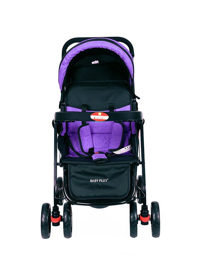 BABY PLUS - 8 Wheeler Twin Baby Stroller With Adjustable Snack Tray And Footrest, Suitable From 12 To 36 Months - Image 1