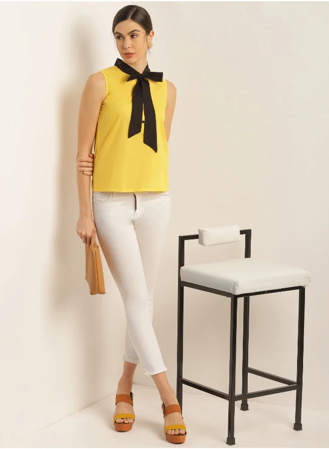 Aila Fashionable Top Yellow