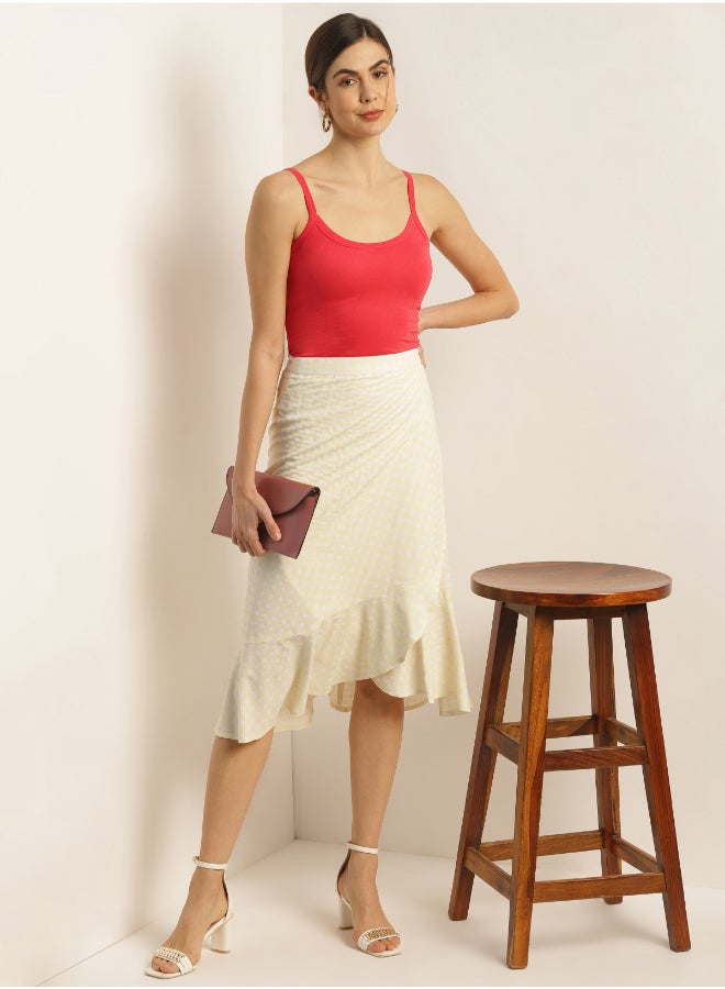 Fashion Bottom Skirts White