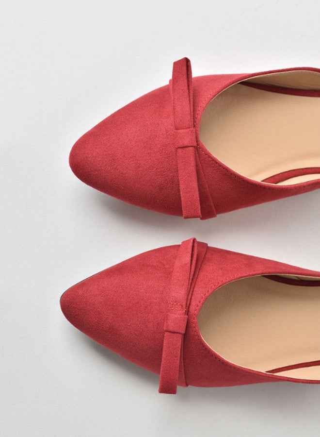 Aila - Stylish Flat Mule Red - Image 1