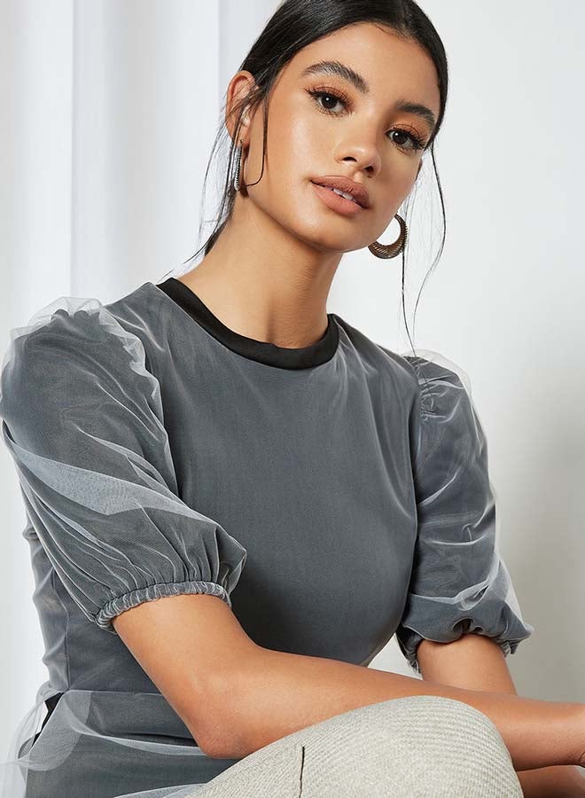 Solid Design Double Layer Bottom Top Black