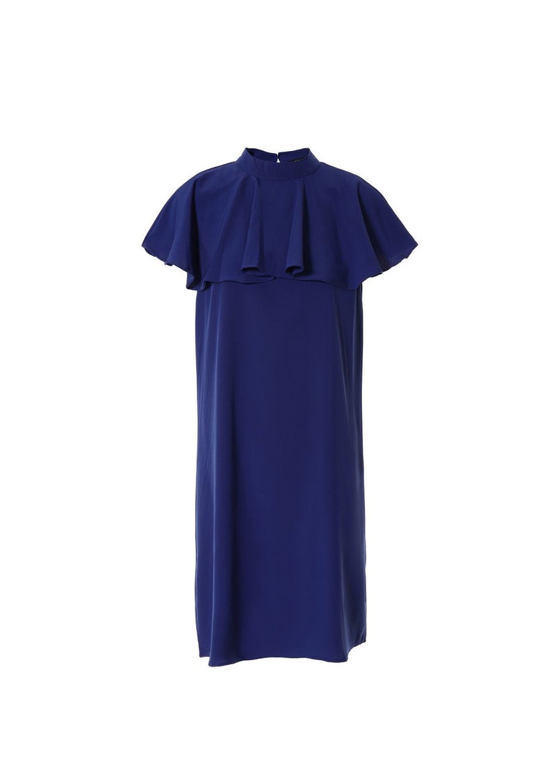 Aila Casual Midi Dress Blue  - Image 1