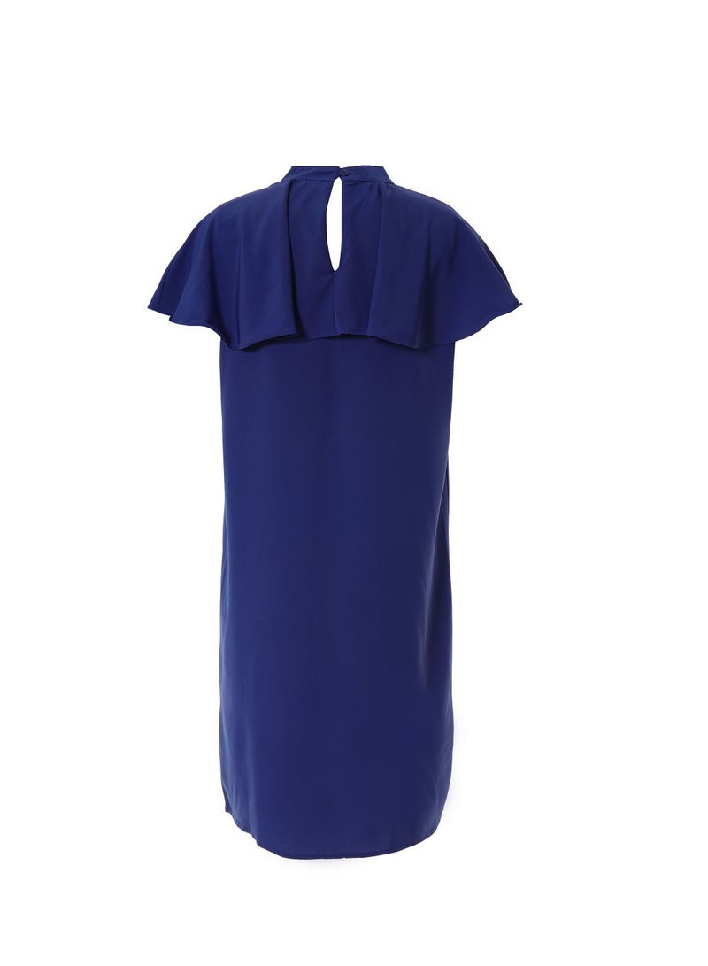 Aila Casual Midi Dress Blue  - Image 2