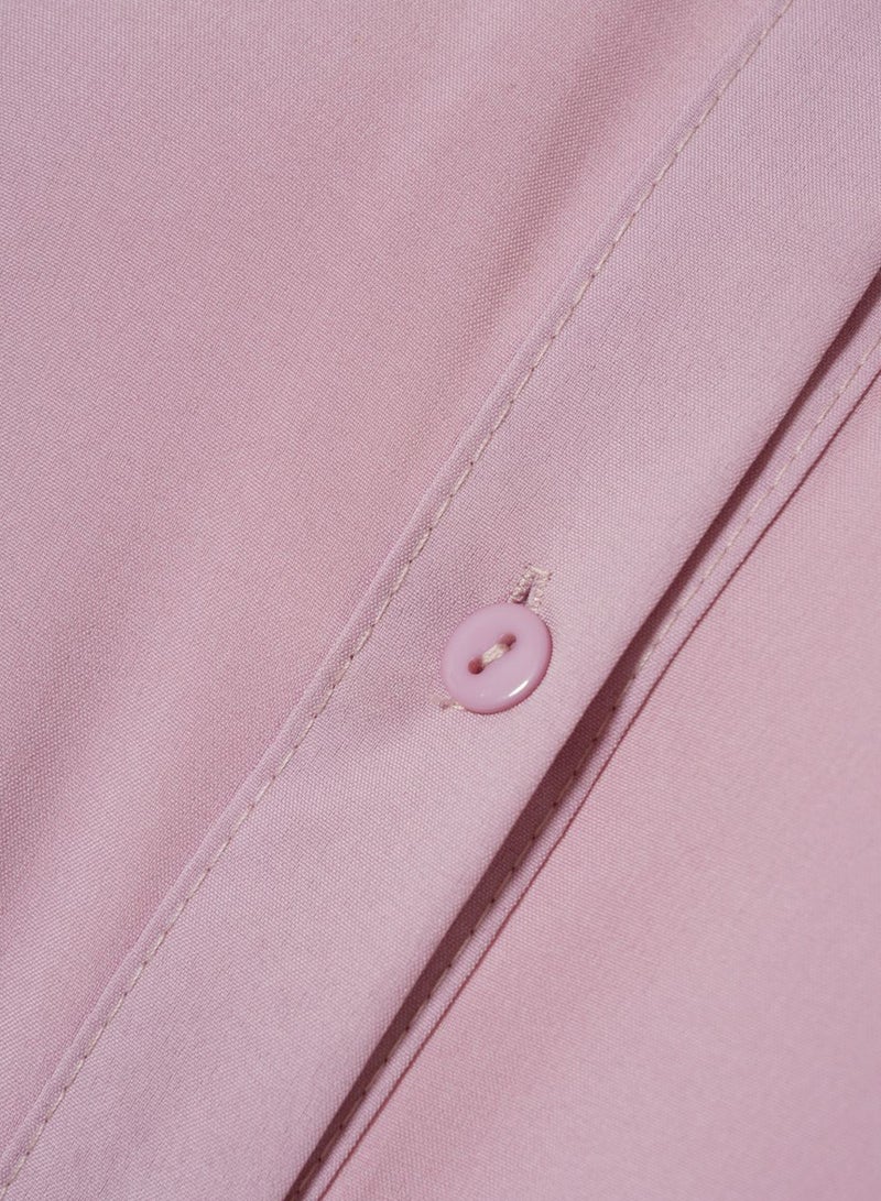 Aila - Casual Midi Dress Pink - Image 1