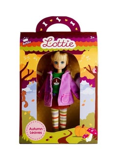 Lottie Autumn Leaves Baby Doll 15.2x5.1x19.1cm  - Image 1