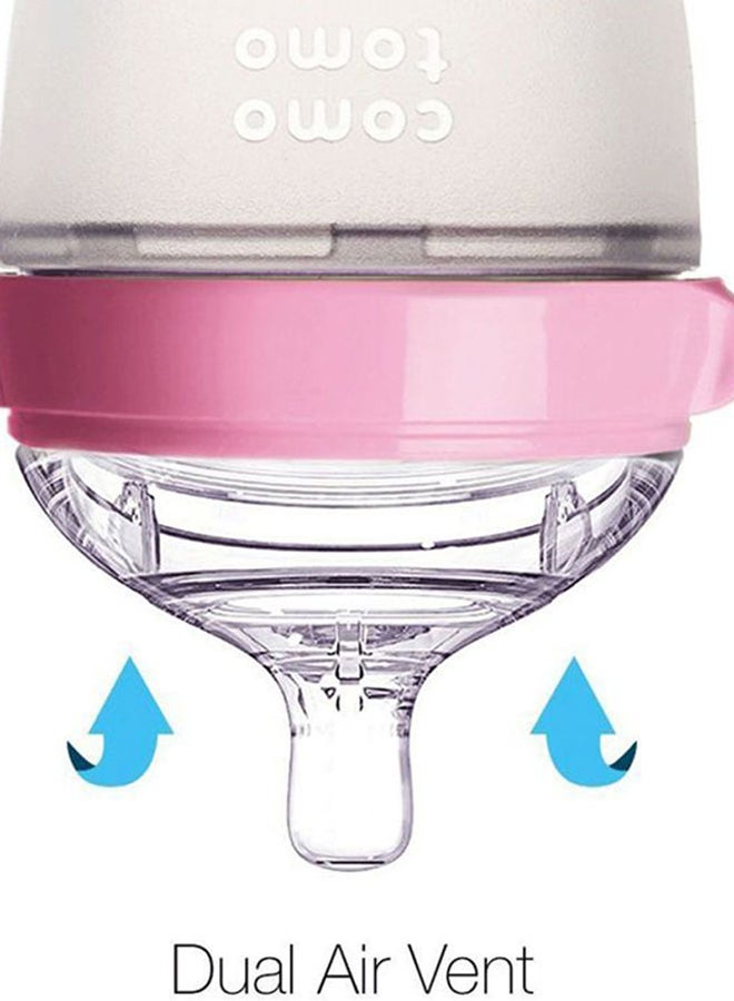comotomo - Natural Feel Baby Bottle 150ml - Pink - Image 1