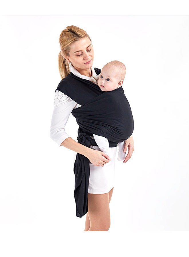 Baby Perfect Style Wrap Classic Carrier, Original Stretchy Infant Sling-Black  - Image 1