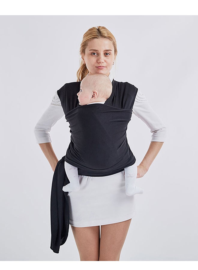 Baby Perfect Style Wrap Classic Carrier, Original Stretchy Infant Sling-Black  - Image 2