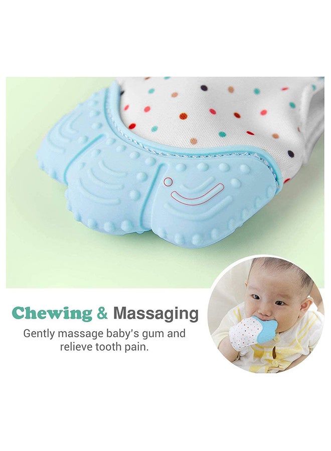 Freshbee Silicone Baby Teething Gloves With Adjustable Fastener Strap (3-24 Months) - Image 2