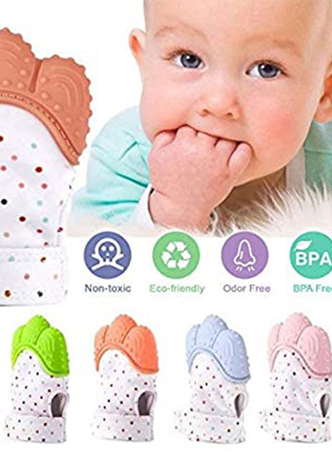 Freshbee Silicone Baby Teething Gloves With Adjustable Fastener Strap (3-24 Months) - Image 4