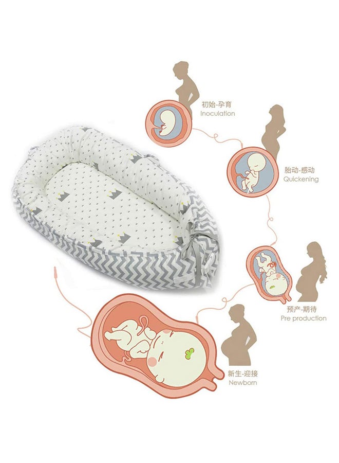 ماركة غير محددة سرير قابل للحمل فائق النعومة وقابل للتنفس لحديثي الولادة  - Image 4