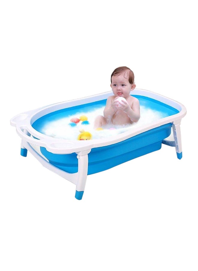 Folding Full-size Bath Tub, Extra Leg Support With Non-slip Material for Baby