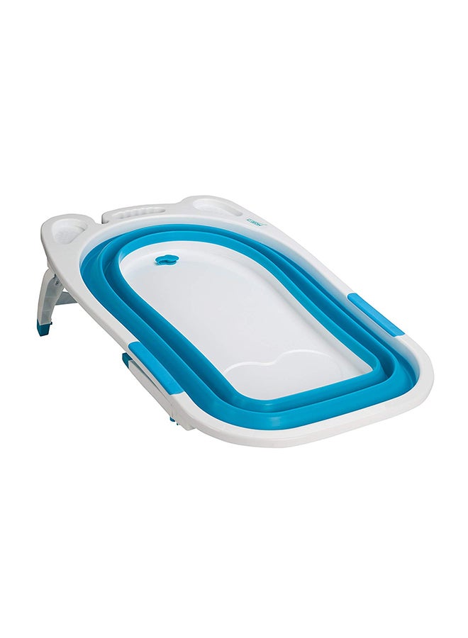 Folding Full-size Bath Tub, Extra Leg Support With Non-slip Material for Baby