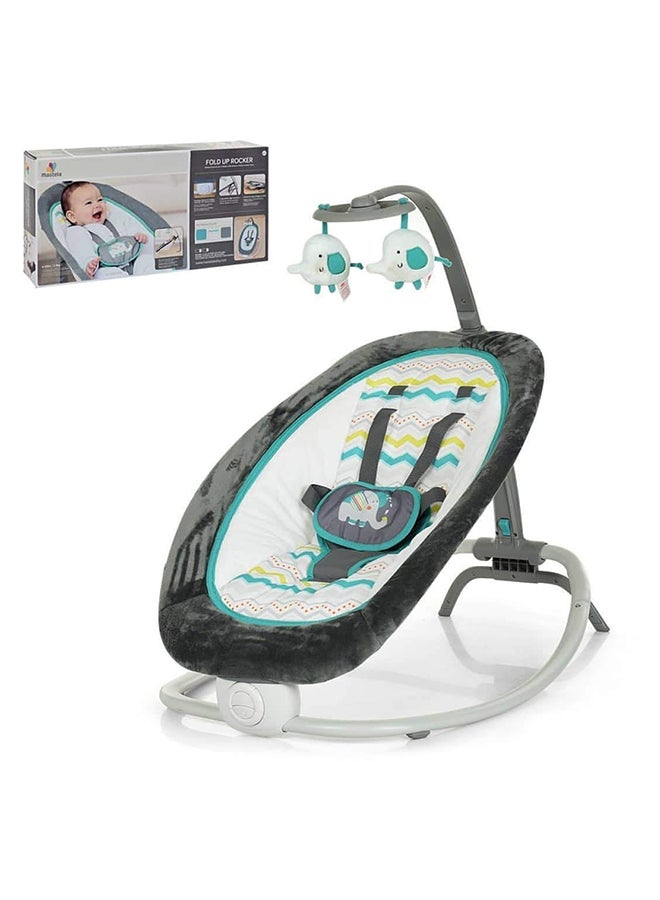 Mastela Baby Foldable Rocker With Toy Pendant - Image 5