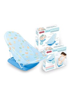 Soft Mesh Foldable Shower Chair With Adjustable Backrest, Washable Fabric for Newborn Baby - v1649745065/N33655350A_2