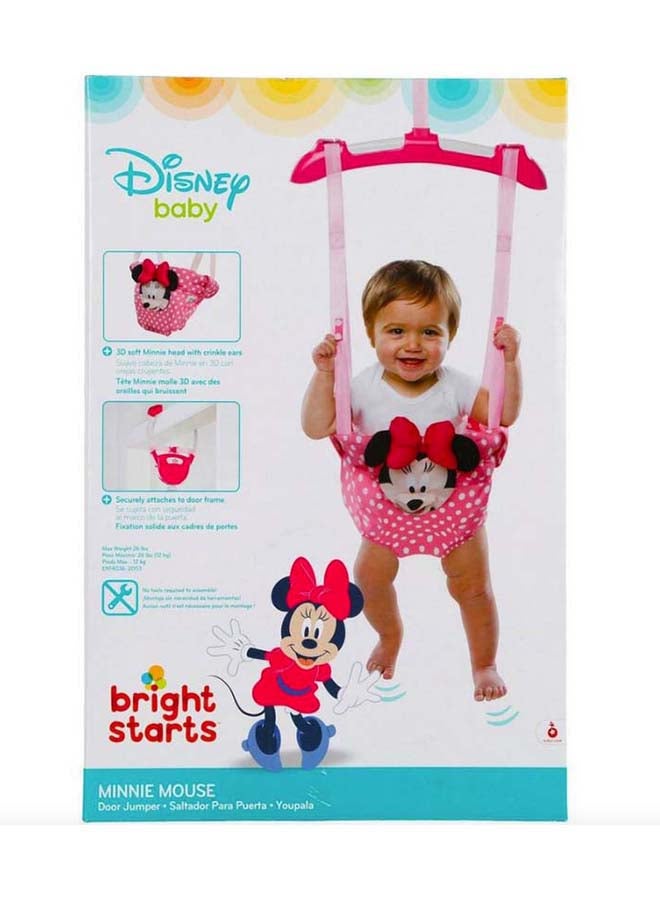 Disney baby Minnie Lightweight Portale and Foldable Sturdy Baby Door Jumper With Adjustable Strap - Image 2