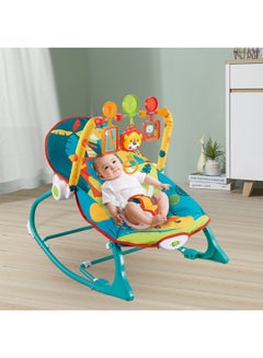 Infant to Toddler Baby Electric Rocker Chair With Sturdy Wheels and Comfortable Ride - v1649745077/N45454204A_8